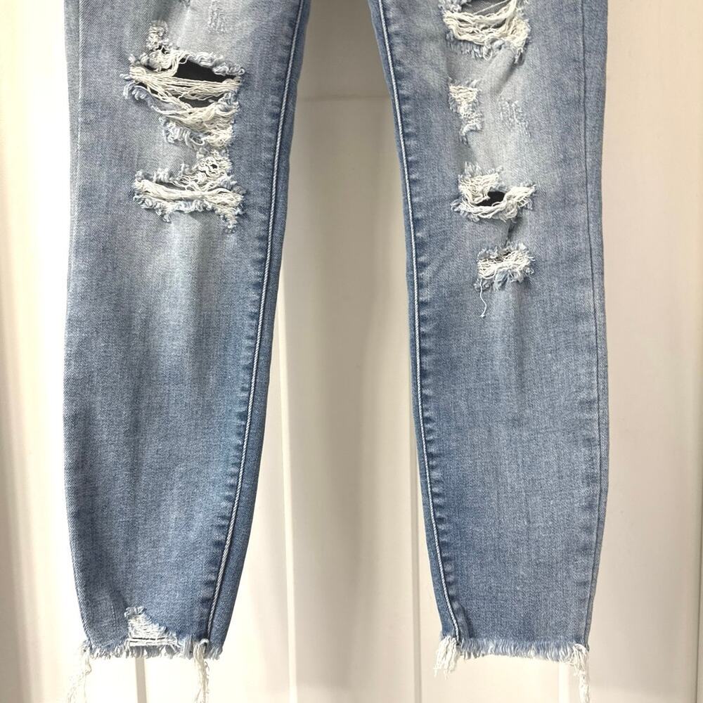 Judy Blue High Mid-Rise Skinny Jean Stretch Denim Size 5/27 JB82241MD - Picture 3 of 8